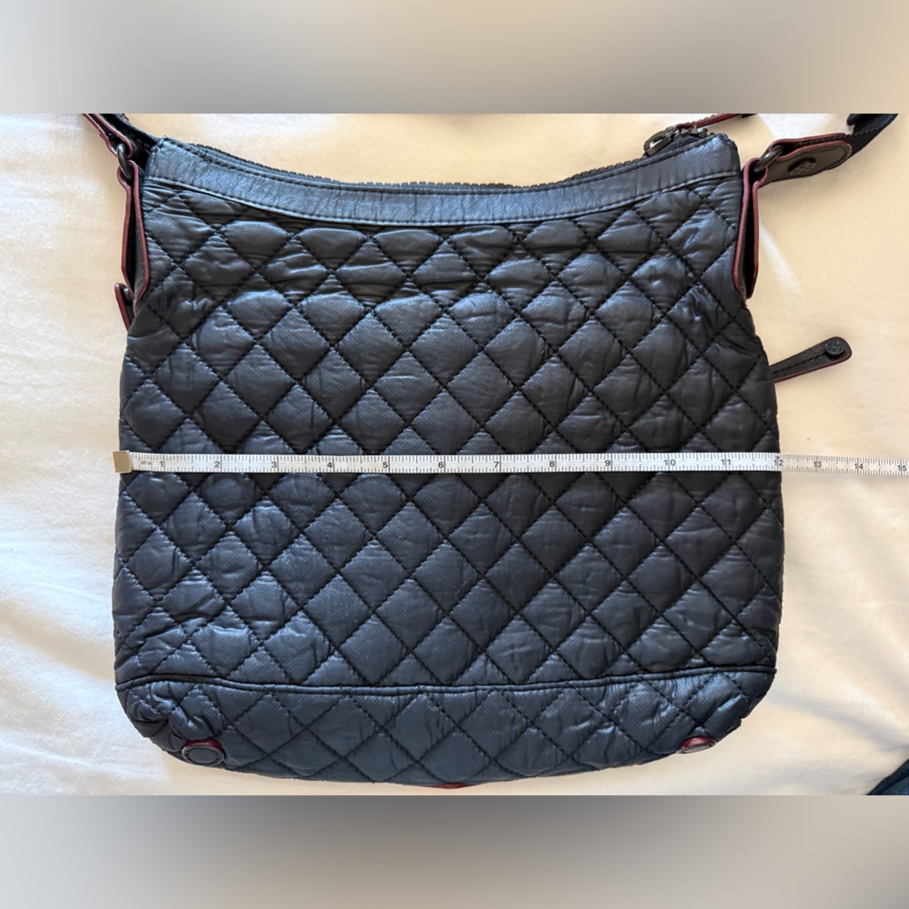 MZ Wallace Quilted Small Mia Crossbody Bag - Black - Picture 7 of 12